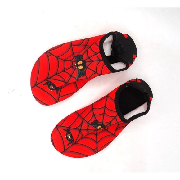Spider-Man Water Swim Pool Shower Shoes Childs 32-33 New - Picture 2 of 4